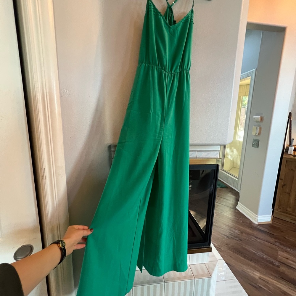 Guess by Marciano Elegant Green Jumpsuit